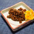 トマトと干しシイタケ入りピーマンみそ