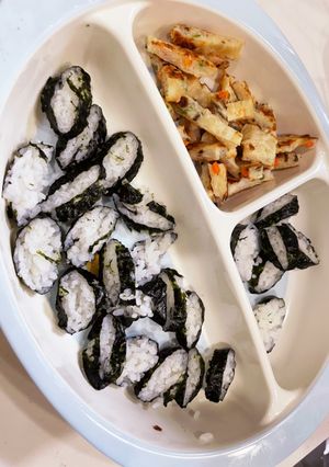 崩れにくいおにぎり　掴み食べ期-レシピのメイン写真