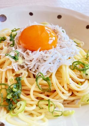 しらすのカルボナーラ 簡単-レシピのメイン写真