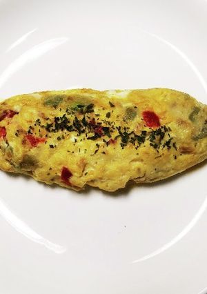 犬ご飯 ポークオムレツ-レシピのメイン写真