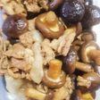 チビ椎茸と豚肉の甘辛煮〜