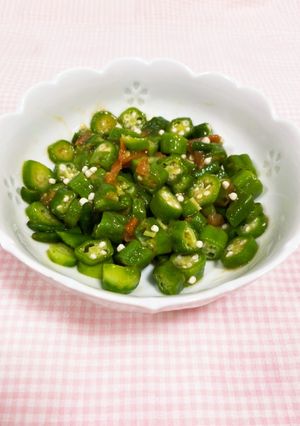 さっぱり美味しいオクラの梅和え-レシピのメイン写真