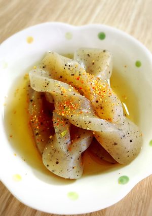 ひと手間で味が染みる♪こんにゃくの煮物♡-レシピのメイン写真