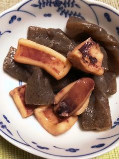 イカとこんにゃくの煮物-レシピのメイン写真