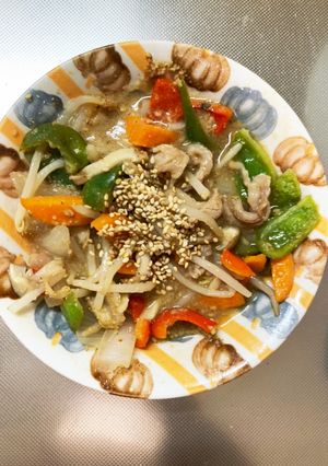 全てレンジもやし入りオイスター酢豚-レシピのメイン写真
