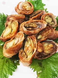 味噌がしみしみ 茗荷の豚肉巻き-レシピのメイン写真