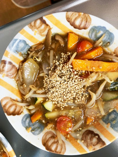 レンジもやしズッキーニオイ酢ター野菜炒め-レシピのメイン写真
