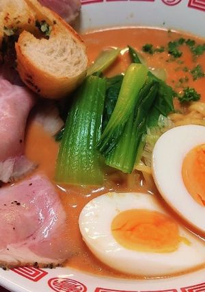 KALDIの南蛮海老スープビスクラーメン-レシピのメイン写真