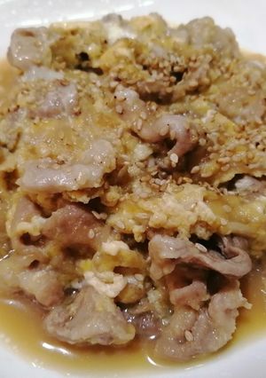 甘辛豚たま-レシピのメイン写真