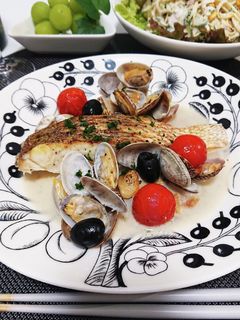 鯛の切身でアクアパッツァ-レシピのメイン写真