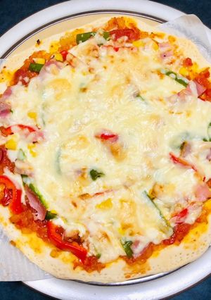 簡単！ピザ生地とトマトソース-レシピのメイン写真
