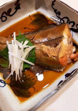 ゆかりのイブクロ　　カレイの煮付け-レシピのメイン写真