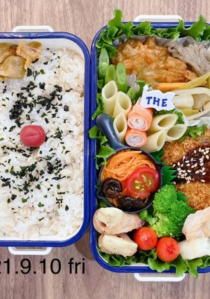 男子高校生お弁当★065-レシピのメイン写真