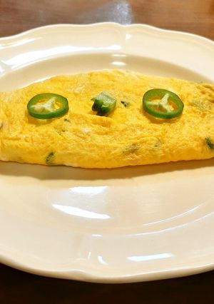 甘い　ゴーヤとハラペーニョのオムレツ-レシピのメイン写真