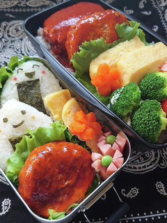 ❜21/9/10 煮込みハンバーグ弁当-レシピのメイン写真