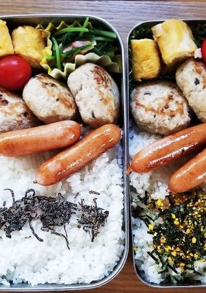 つくねばーぐ弁当(9.10)-レシピのメイン写真