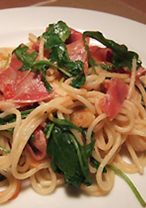 ルッコラと生ハムのパスタ-レシピのメイン写真