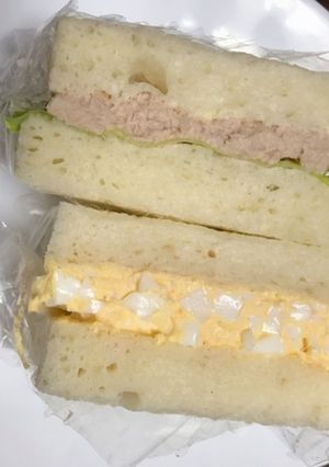 ぼそぼそしないたまごサンド&ツナサンド-レシピのメイン写真