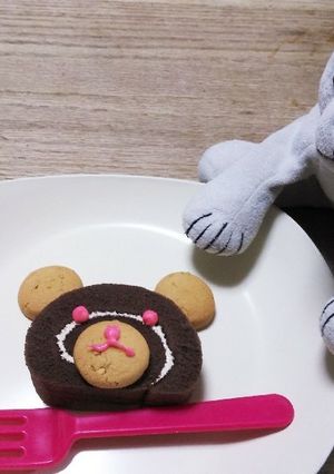 家にあるもので☆くまさんケーキ-レシピのメイン写真