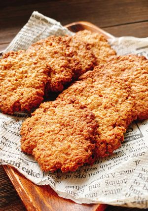 小麦粉なし！素朴なオートミールクッキー-レシピのメイン写真