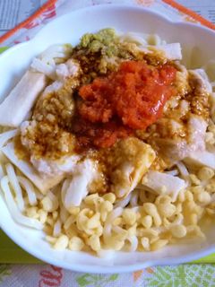 醤油うどん風冷やしうどん51~とろろ明太-レシピのメイン写真