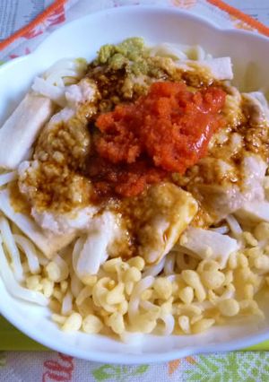 醤油うどん風冷やしうどん51～とろろ明太-レシピのメイン写真