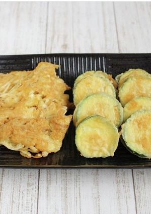 ズッキーニとえのきのジョン〜韓国料理-レシピのメイン写真