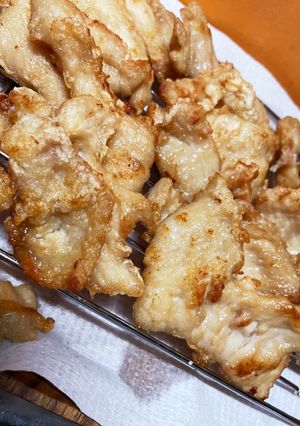 薄切り胸肉♡白だしとにんにくの唐揚げ♡-レシピのメイン写真
