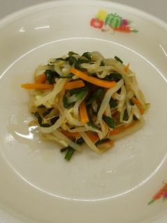 もやしとにらのおひたし ★宇都宮学校給食-レシピのメイン写真