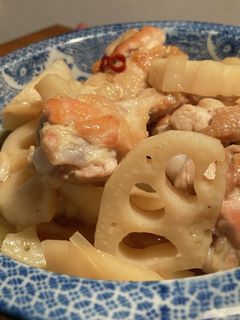 れんこんと手羽元のさっぱり煮-レシピのメイン写真