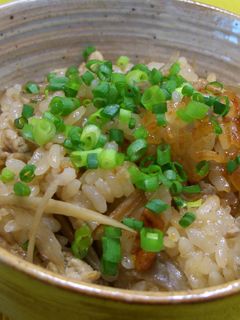 炊飯器で簡単!鶏ごぼうご飯☆-レシピのメイン写真