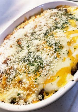チーズたっぷりマカロニグラタン-レシピのメイン写真