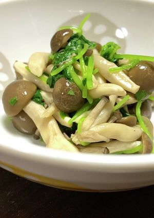 しめじと三つ葉の中華和え-レシピのメイン写真