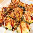 美味ジューシーズッキーニのお好み焼き風