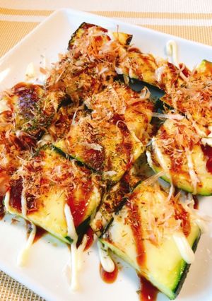 美味ジューシーズッキーニのお好み焼き風-レシピのメイン写真