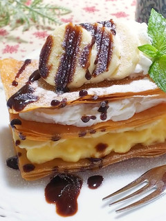 春巻の皮でチョコバナナミルフィーユ-レシピのメイン写真