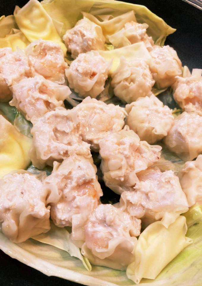 鶏胸ひき肉とむきエビの焼売-レシピのメイン写真