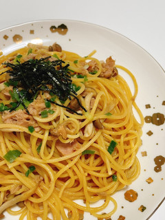 ツナとしめじのバター醤油パスタ-レシピのメイン写真