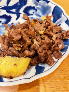 牛肉とお芋の塩麹炒め-レシピのメイン写真