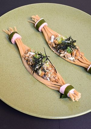 【ナトリタンmkⅡ】納豆パスタ入れ物付き-レシピのメイン写真