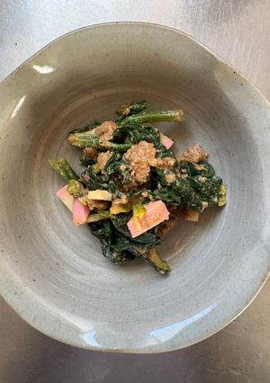 余った蒲鉾とほうれん草の胡麻和え-レシピのメイン写真