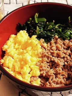 我が家の三色丼-レシピのメイン写真