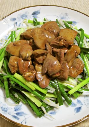 鶏レバニラ炒め-レシピのメイン写真