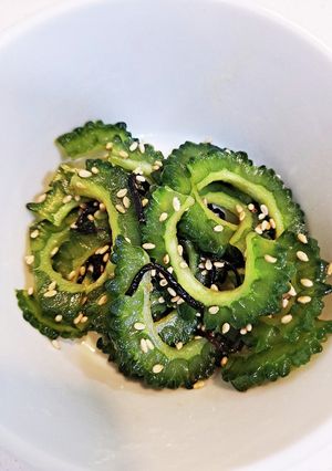 ゴーヤの塩昆布和え-レシピのメイン写真