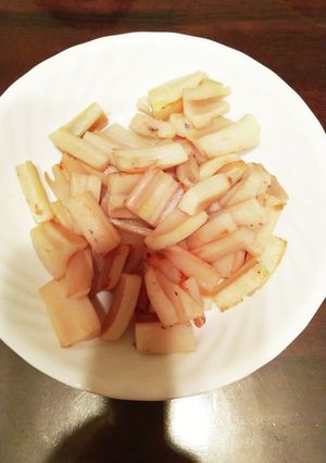 簡単! れんこんのオリーブオイル炒め-レシピのメイン写真