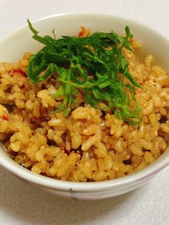 簡単!カンパチとトマトの炊き込みご飯-レシピのメイン写真