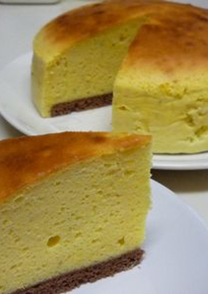 さつまいもとヨーグルトのスフレケーキ-レシピのメイン写真
