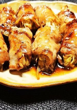 肉巻き第３弾！キャベツと新生姜の肉巻き-レシピのメイン写真