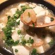 茅乃舎の海老だしで☆海老と豆腐あんかけ