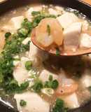 茅乃舎の海老だしで☆海老と豆腐あんかけ